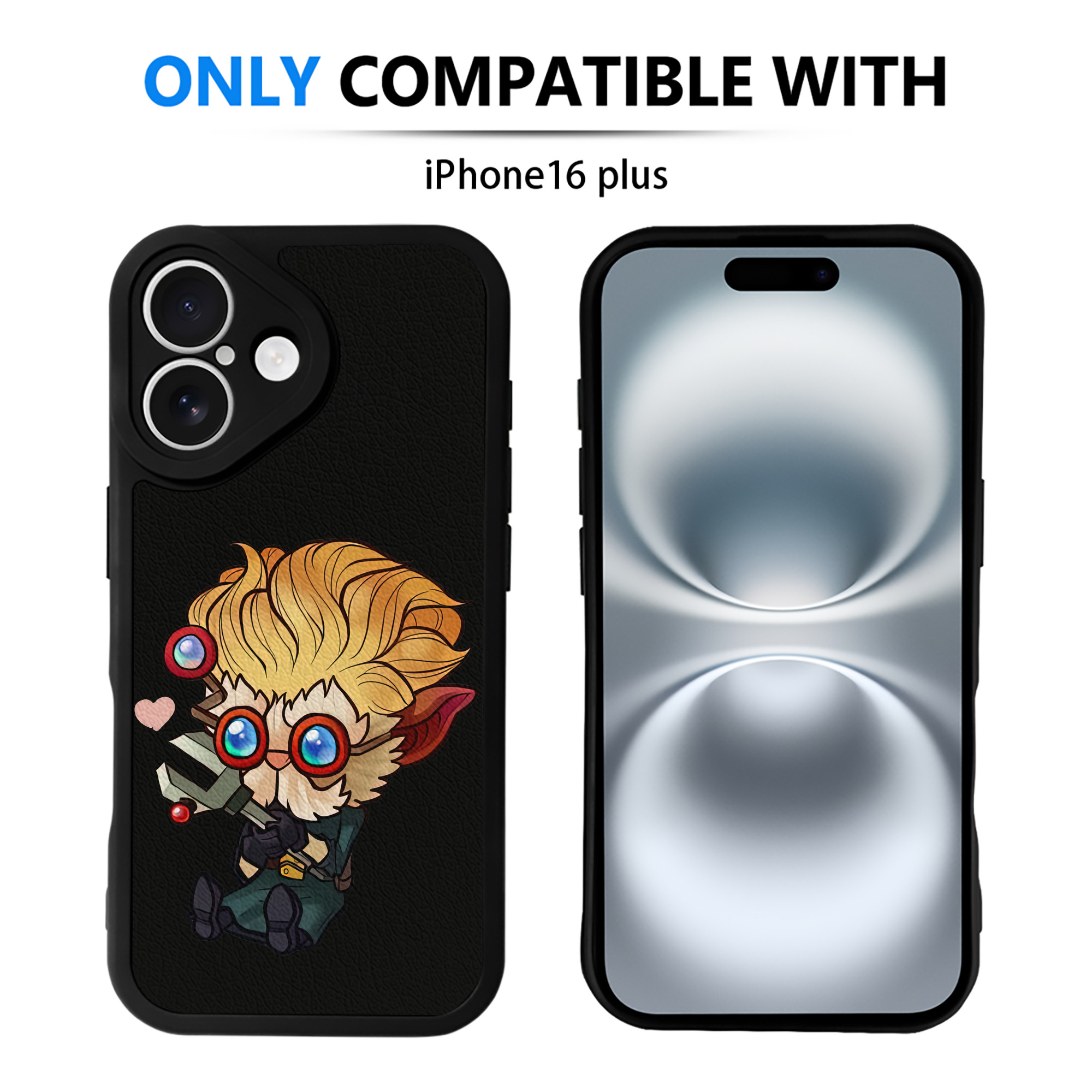 リーグ・オブ・レジェンド League of Legends LOL 【iPhone 16シリーズ対応】シリコンスマホケース（レザー調） 材質：シリコン